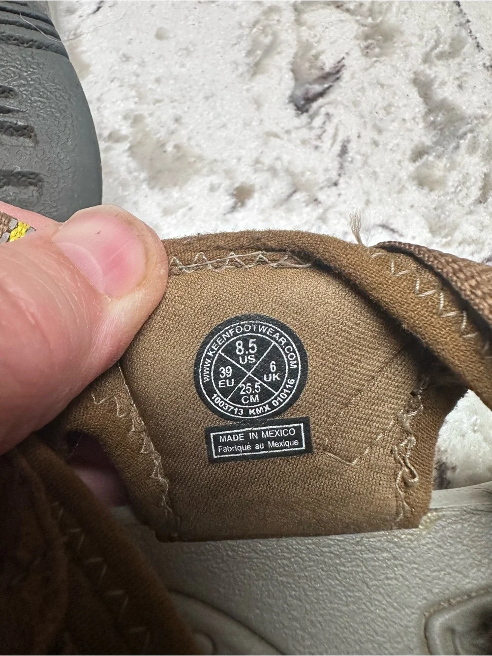 Keen rugged brown